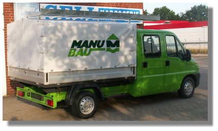 Pritsche mit Plangestell